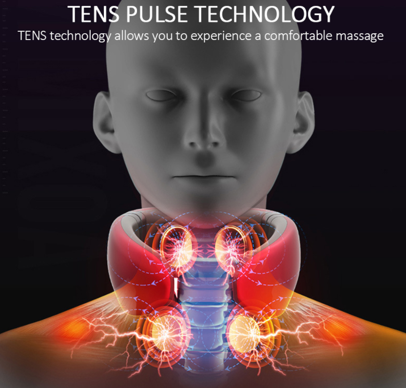 Massage Device P grade Wireless Remote Control Rechargeable Cervical Spine Device