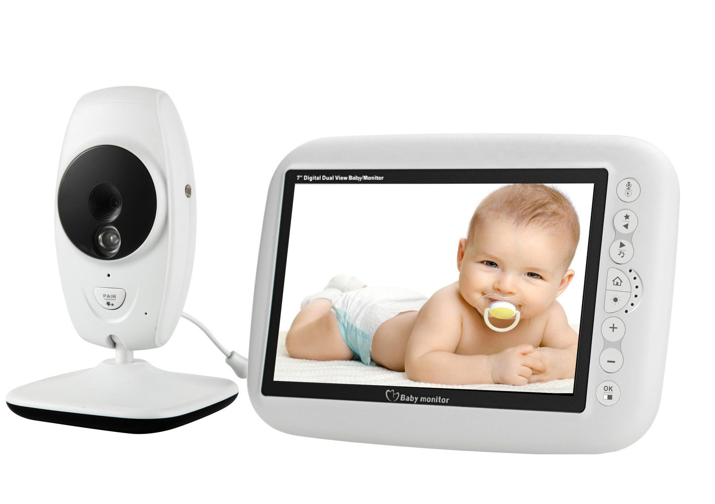 Wireless Digital Baby Sitter Night Vision Dual Camera