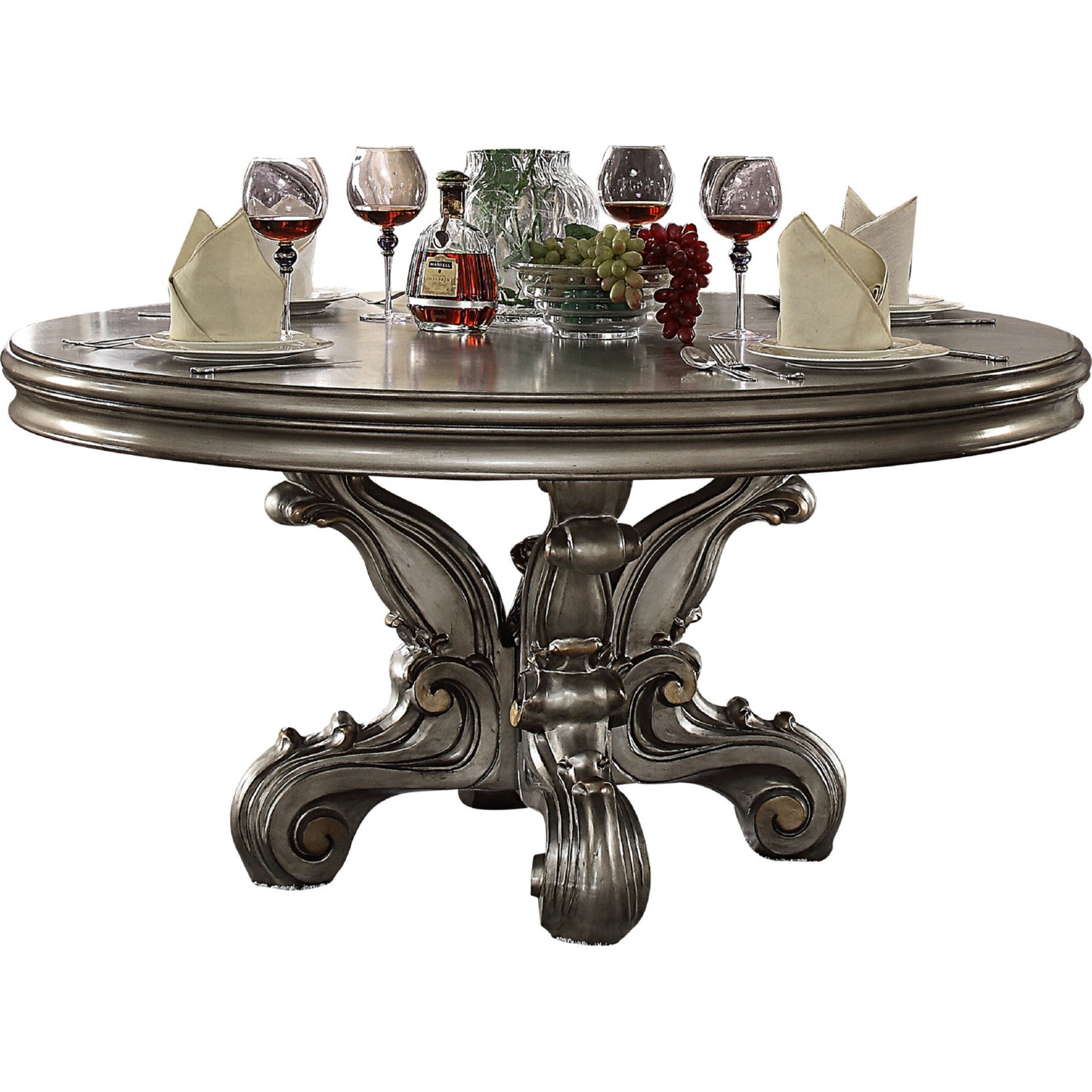 Versailles Dining Table in Antique Platinum 66840