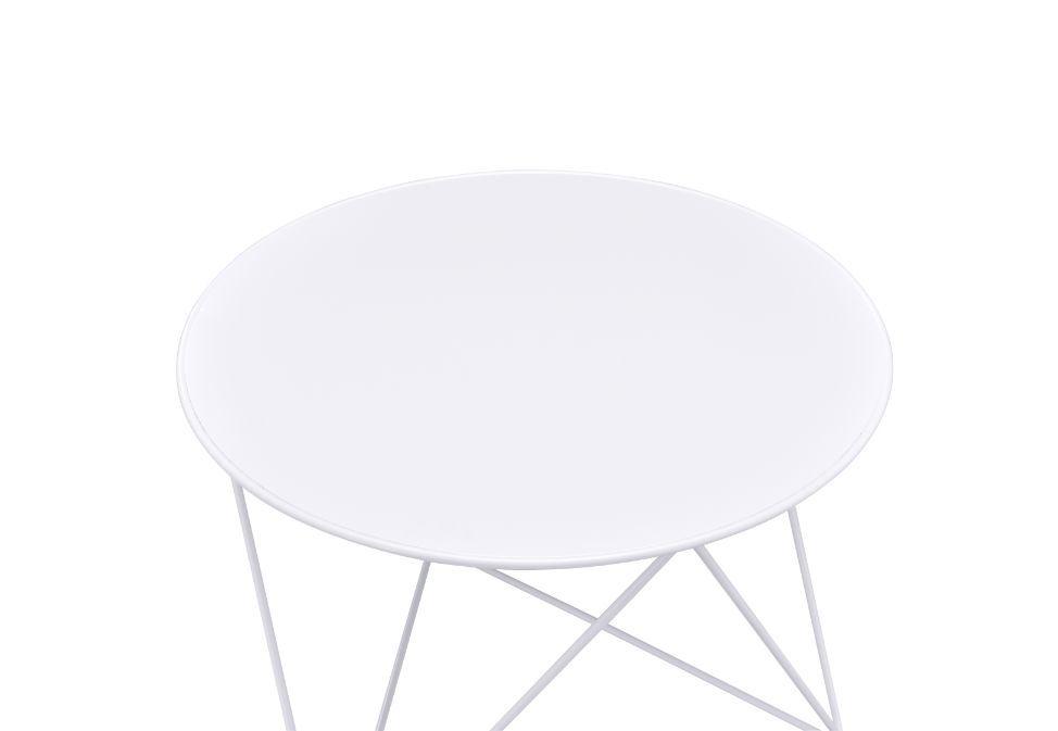 Epidia Accent Table, White Finish 97842