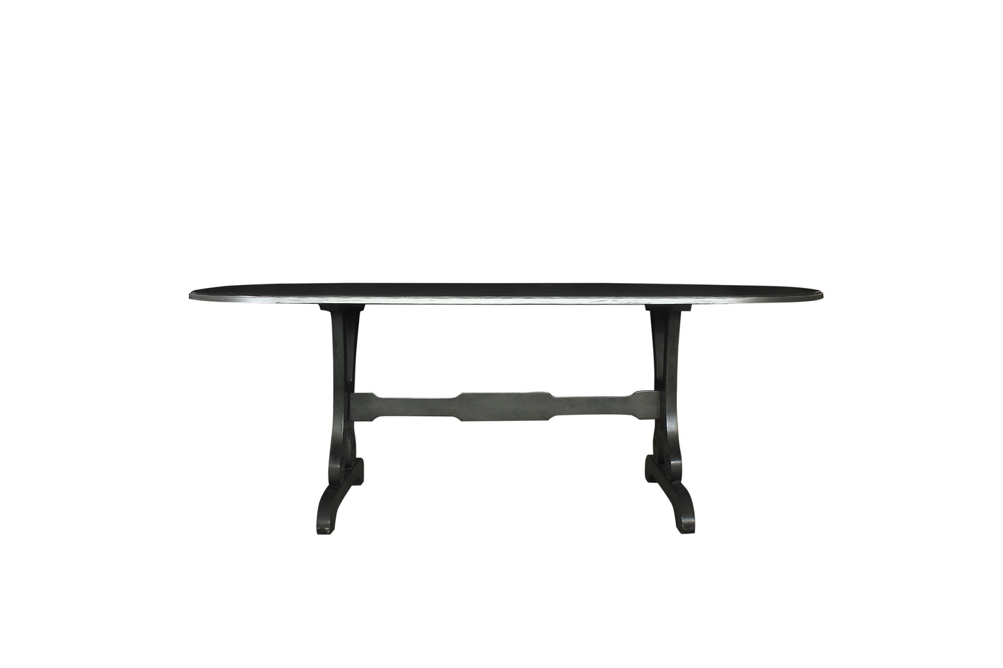 House Beatrice Dining Table, Charcoal Finish 68810