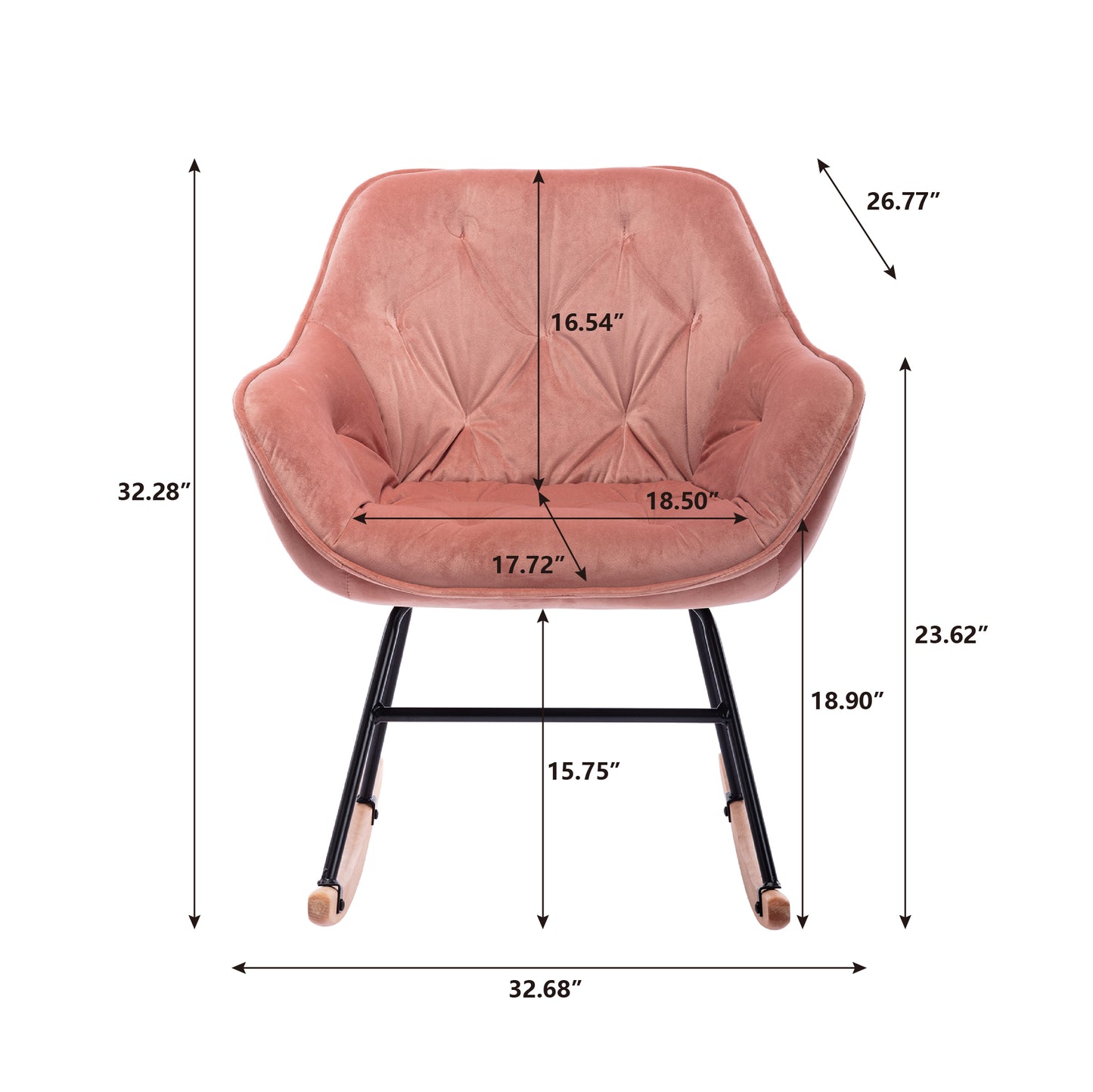 Comfortable rocking chair