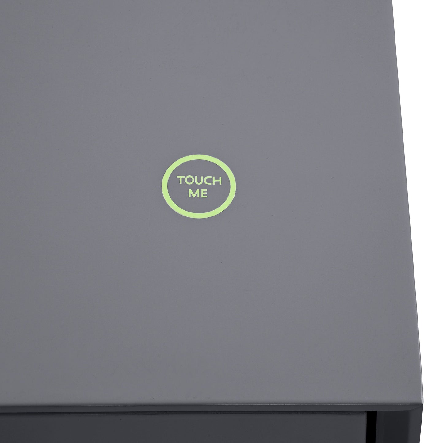 Raceloma TV stand , LED, Gray Chrome Finish 91996