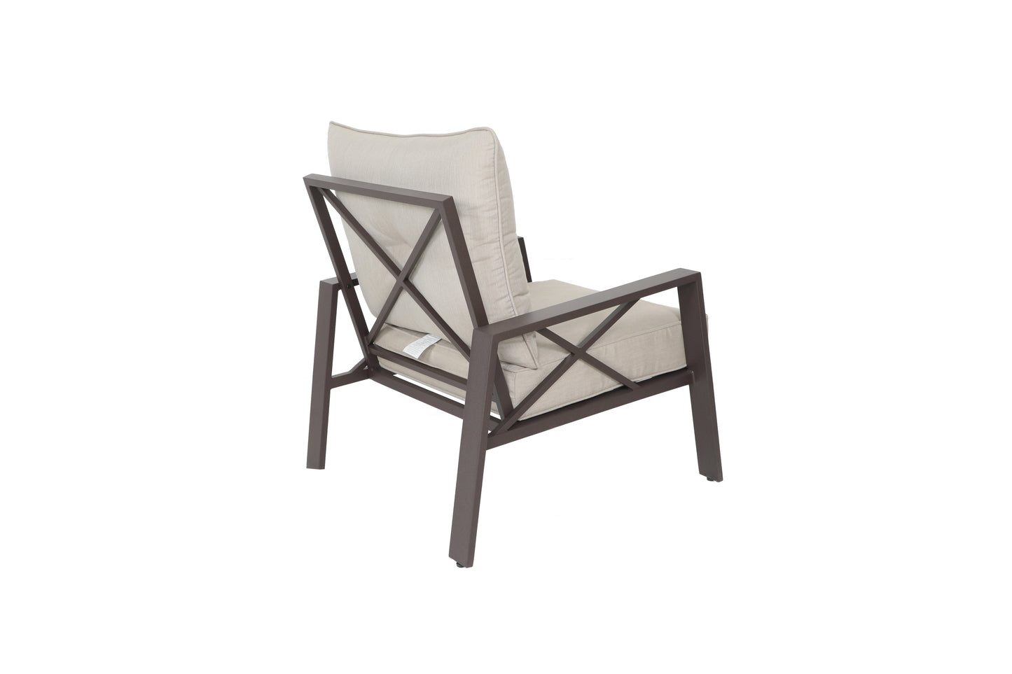 Modern Muse 4 pcs Aluminum Patio Sofa set with Cushion,KD