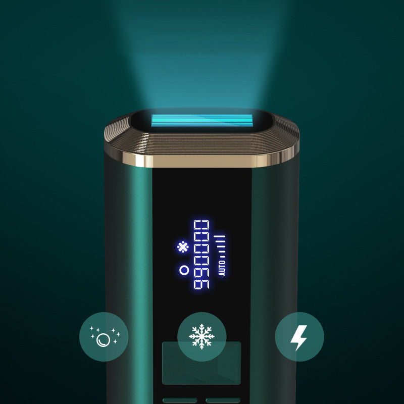 Freezing point hair removal device