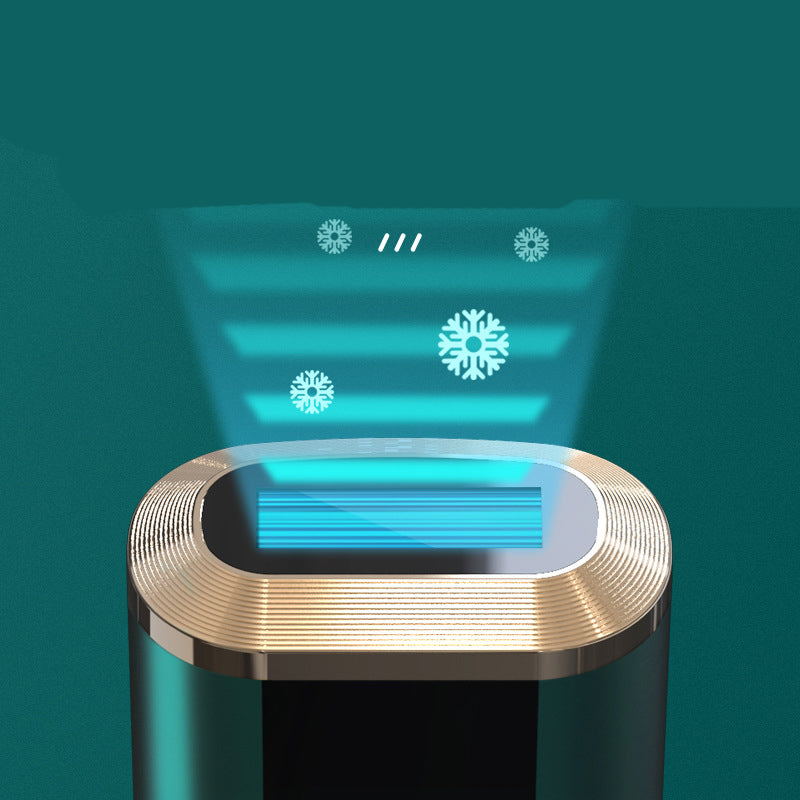 Freezing point hair removal device