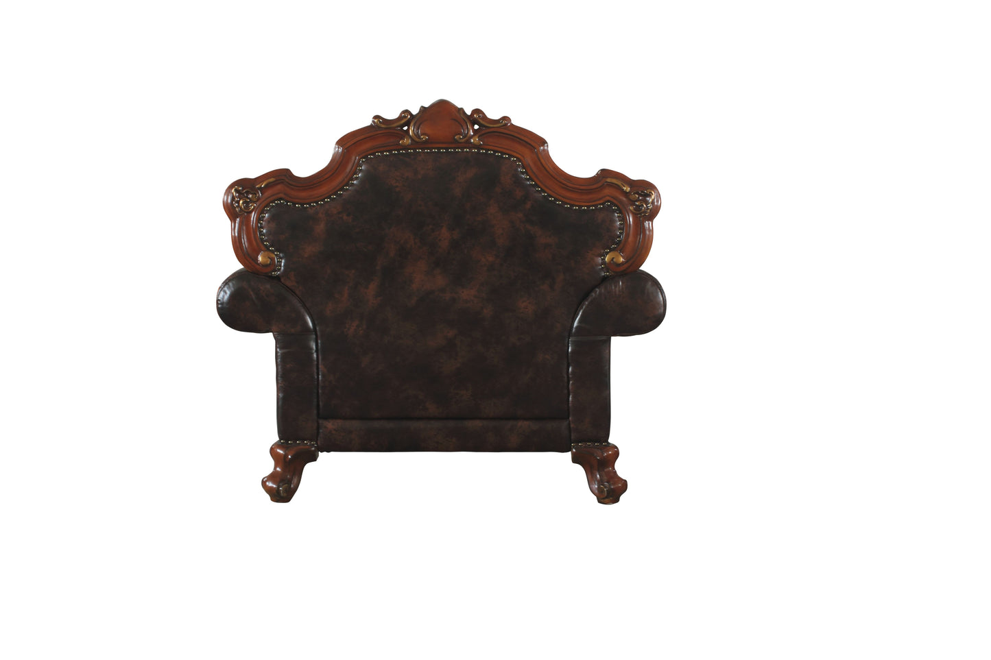 Picardy Chair w/1 Pillow, Vintage Cherry Oak & PU 58222