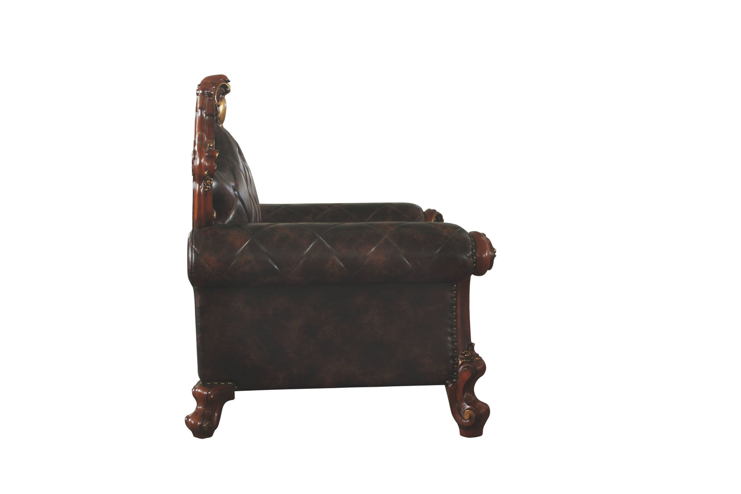Picardy Chair w/1 Pillow, Vintage Cherry Oak & PU 58222