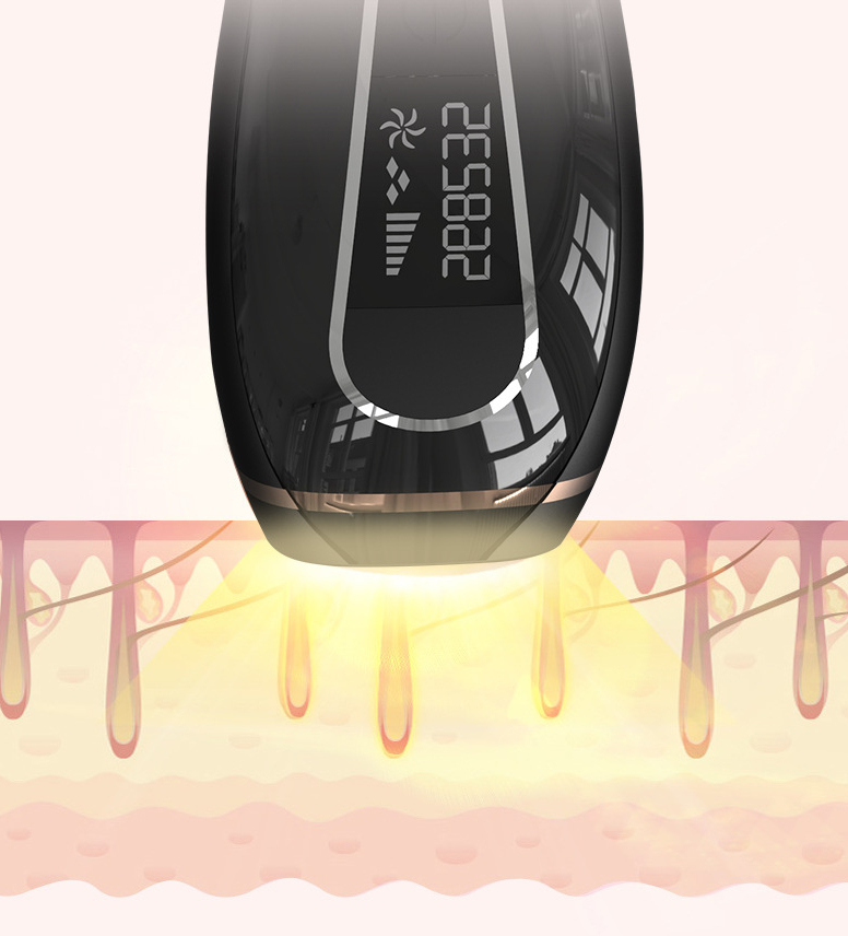 Painless Photo epilator Skin Rejuvenation permanent IPL Hair Removal with LCD Display