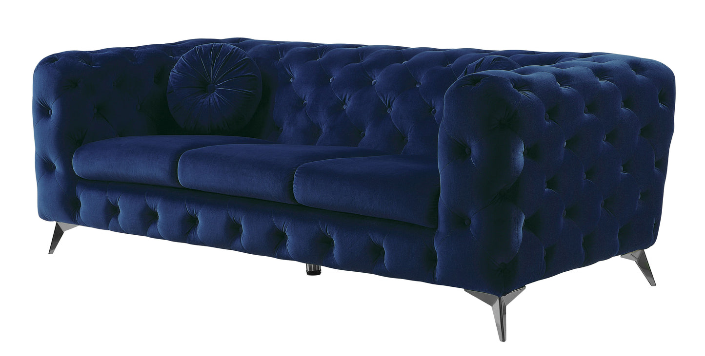 Atronia Sofa, Blue Fabric 54900