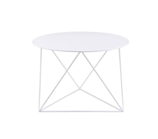 Epidia Accent Table, White Finish 97842