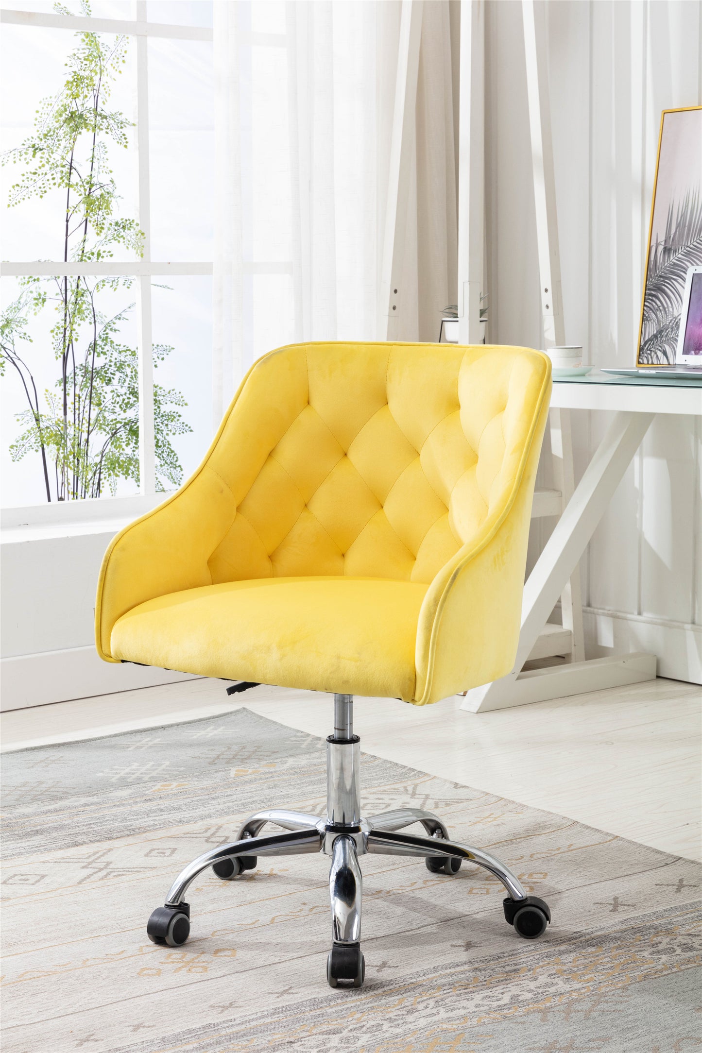 Swivel Shell Chair for Living Room/ Modern Leisure office Chair