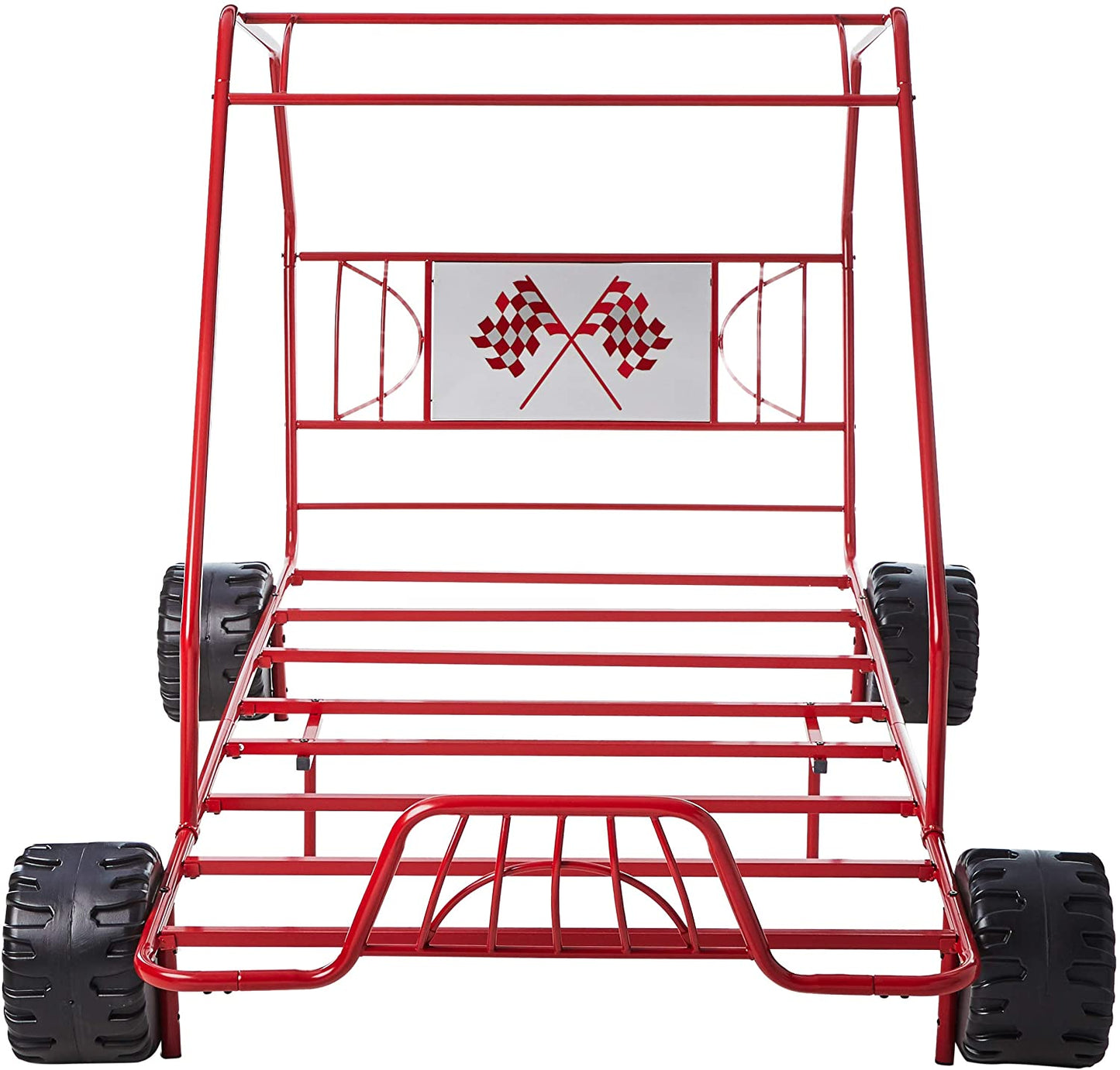 Xander Twin Bed in Red Go Kart 37645T
