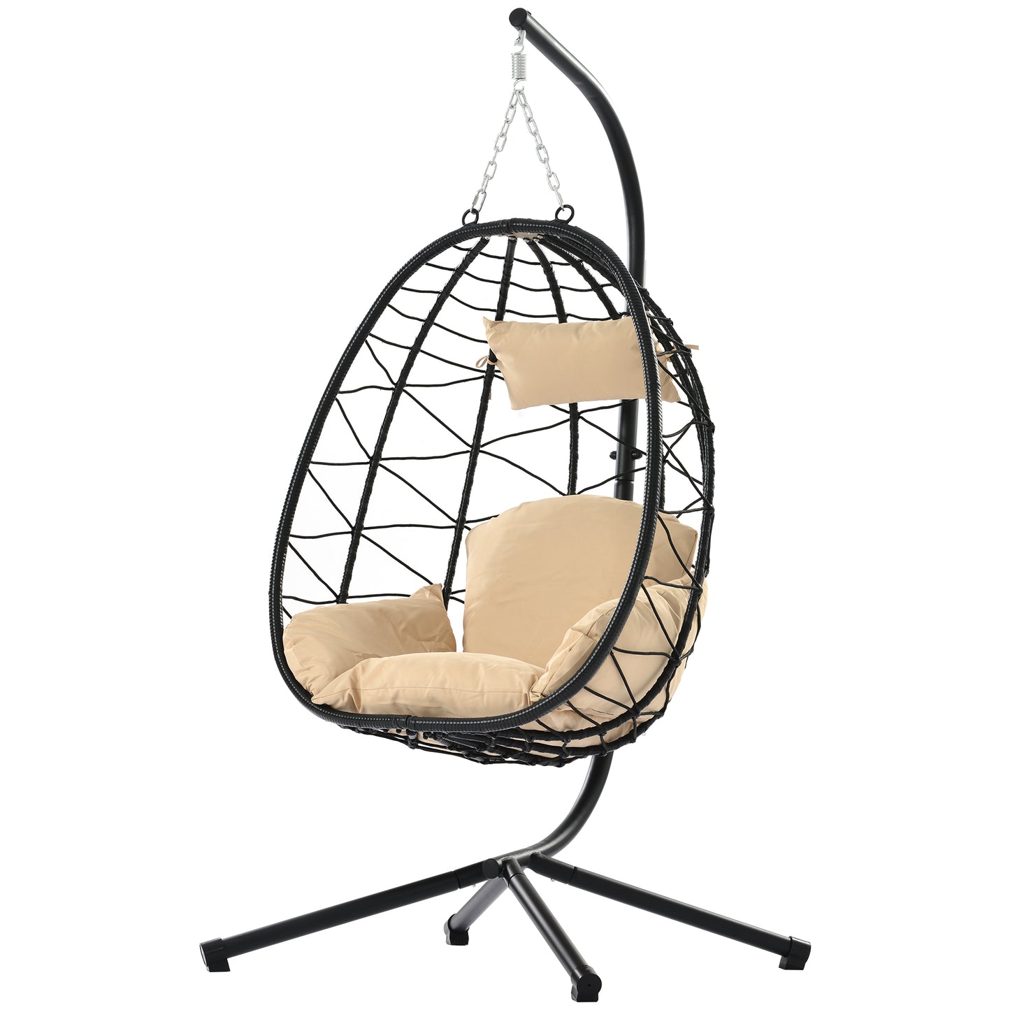 Indoor Outdoor Swing Chair with Stand