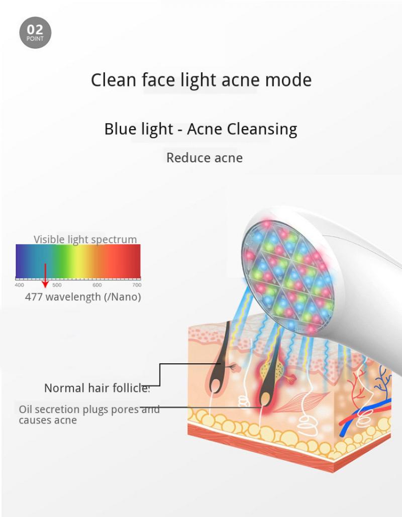 Color light beauty instrument