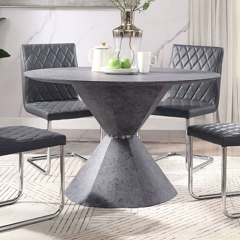 Ansonia Dining Table, Faux Concrete 77830