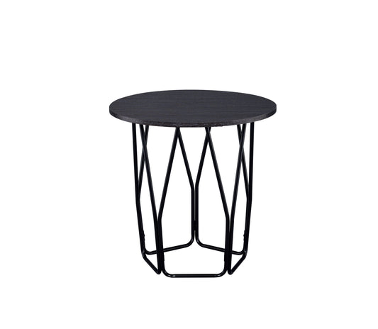 Sytira End Table, Espresso & Black 83952