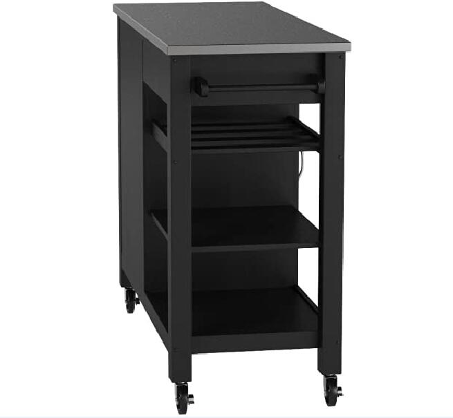 Ottawa Kitchen Cart, Stainless Steel