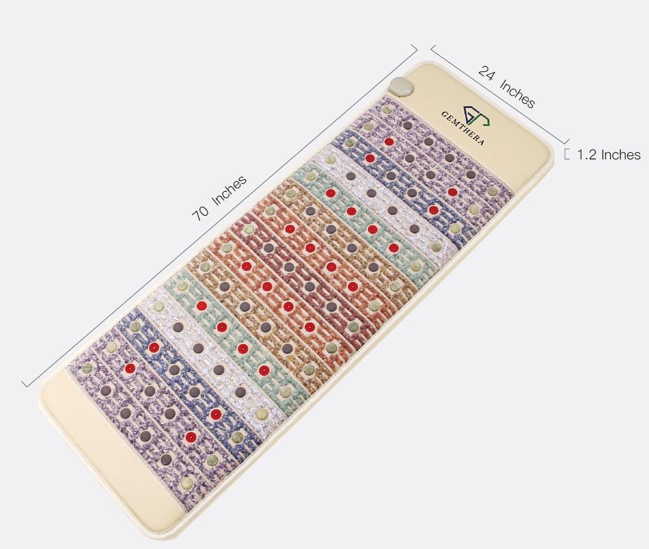 5-in-1 Gemstone PEMF Infrared Heating Mat.